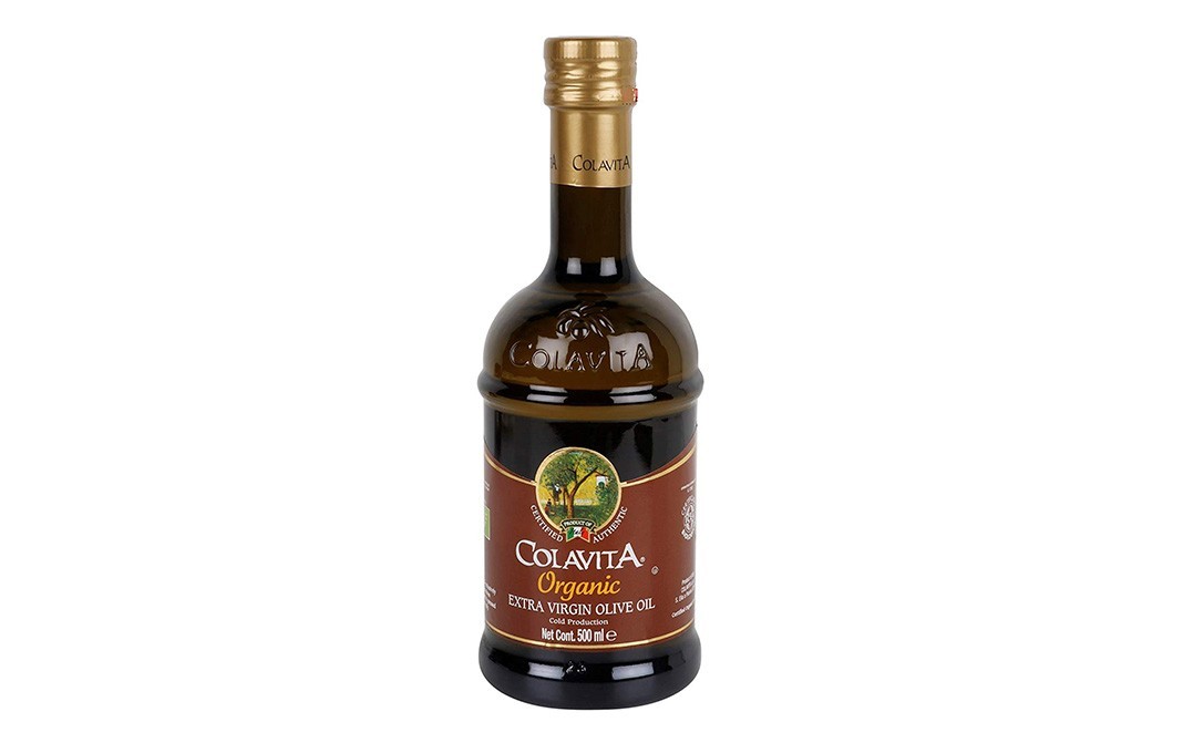 Colavita Organic Extra Virgin Olive Oil    Glass Bottle  500 millilitre